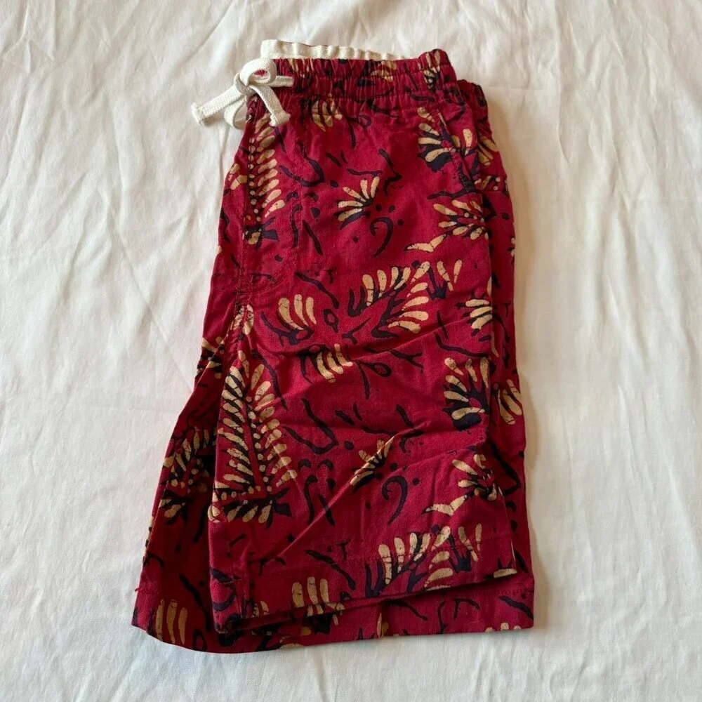 J. Crew Drawstring Patterned Shorts